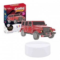 Нічник працює від мережі, підсвічування, 3 кольори світла, фломастери, USB кабель, в коробці