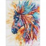 Алмазна мозаїка "Яскравий кінь" 30х40см (Ідейка)