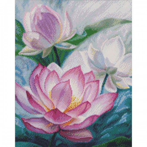 Алмазная мозаика "Свет на ставке" 40х50см (Ідейка)