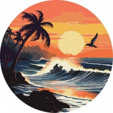 Картина по номерам (круглая) 