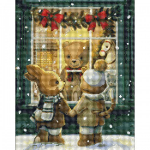 Алмазная мозаика "Магазин игрушек" 40х50 см (Ідейка)