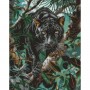 Алмазная мозаика "Грациозная пантера", (40х50 см.) (Ідейка)