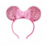 Вушка мікки з бантиком світяться (РОЖЕВІ) (MiC)