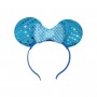 Вушка мікки з бантиком світяться (БЛАКИТНІ) (MiC)