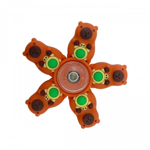 Спінер гумовий КАПІБАРА (КОРИЧНЕВИЙ) (MiC)