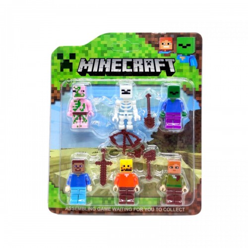 Фігурки 6 героїв, планш. 16*19см (MiC)