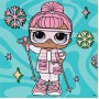 Картина по номерам – L.O.L. Surprise! Winter chill. Snow Bunny, 25х25см (Ideyka)