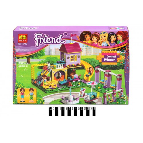 Конструктор "Friend: игровая площадка", 332 дет (BELA)