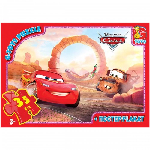 Пазли "Тачки", 35 ел (Gtoys)