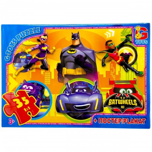Пазлы из серии "Бет-колеса", 35 эл (Gtoys)