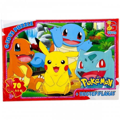 Пазлы из серии "Покемоны", 70 эл. (Gtoys)