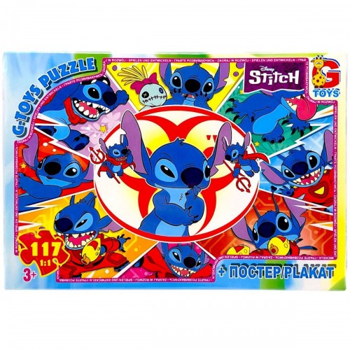 Пазлы из серии "Stitch", 117 эл (Gtoys)