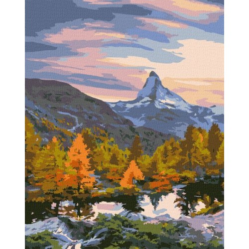 Картина за номерами "Яскравий ліс" 40х50 см (Ideyka)