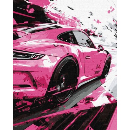 Картина по номерам - "Розовый стиль" ©art_selena_ua, 40х50см (Ideyka)