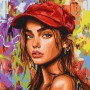 Картина по номерам - "Современная Красная шапочка" ©art_selena_ua, 40х40см (Ideyka)