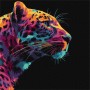 Картина по номерам - "Яркий леопард" ©art_selena_ua, 30х30см (Ideyka)
