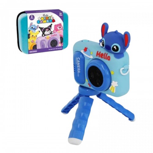 Фотоапарат роз’єм Type C, слот для TF карти, фронтальна та основна камери, звуки, ігри, чохол, штатив, у валізі (MiC)