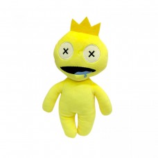 Мягкая игрушка желтый радужный друг, роблокс 30 см.