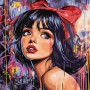 Картина по номерам - "Современная Белоснежка" ©art_selena_ua, 40х40см (Ideyka)