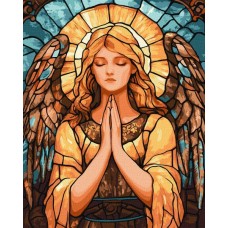 Картина по номерам – Витраж. Я прошу у небес 40х50 см.