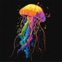 Картина за номерами - Яскрава медуза 30х30 см. (Ideyka)