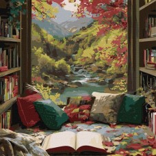 Картина по номерам – Горная мечта 40х40 см.