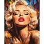 Картина за номерами - Яскрава Монро 40х50 см. (Ideyka)