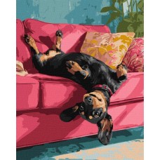 Картина по номерам – Диванная радость 40х50 см.