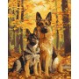 Картина по номерам – Лесные друзья 40х50 см. (Ideyka)