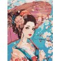 Картина за номерами - Японська красуня 30х40 см. (Ideyka)