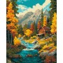 Картина по номерам – Осень над потоком 40х50 см. (Ideyka)