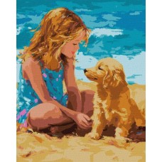 Картина по номерам – Друг детства 40х50 см.