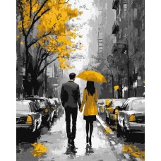 Картина по номерам – Романтическими улочками 40х50 см.
