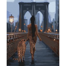 Картина по номерам - Хищные девушки 40х50 см.