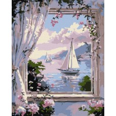 Картина по номерам – Волшебная гавань 40х50 см.