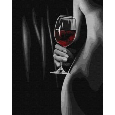 Картина по номерам - Соблазнительный силуэт 40х50