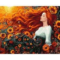 Картина за номерами - Квіти осені 40х50 см.