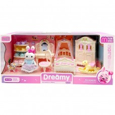 Набір меблів із флоксовими фігурками, в коробці 36х16х13,5 см