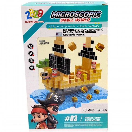 Магнитный конструктор "Small World", 54 дет (2829)