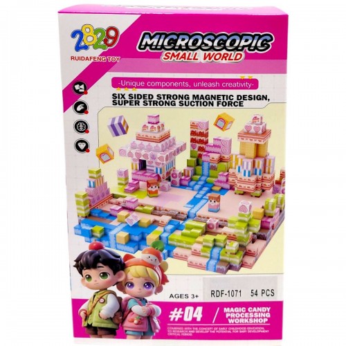 Магнітний конструктор "Small World", 54 дет (2829)