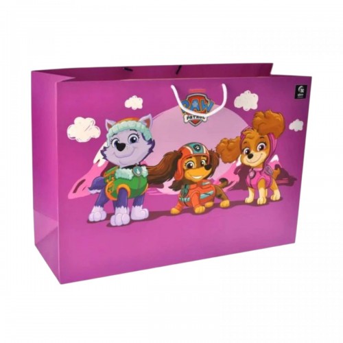 Пакет паперовий XL "Щенячий Патруль: Команда дівчат" р.50x35x17 см (qbee)
