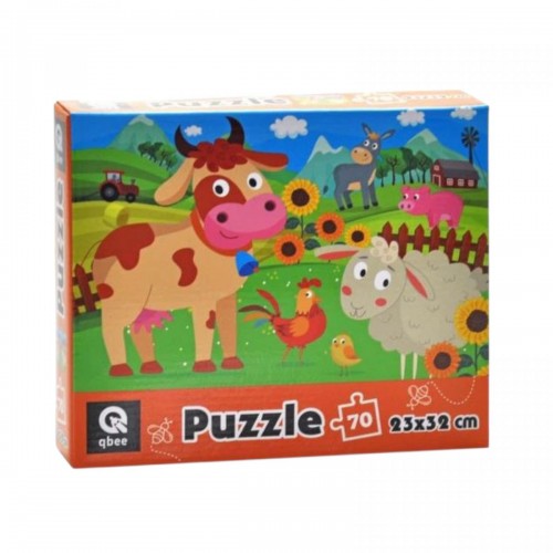 Пазлы – 70 элм. "Жители фермы" (qbee)