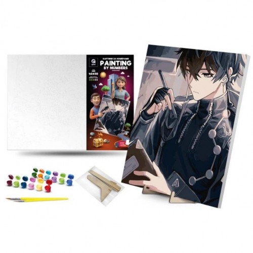 Картина по номерах 40х50 см "Хонкай Стар Рейл - Дань Хен" з деревʼяною підставкою (qbee)