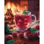 Картина по номерам - "Малиновый чай" ©art_selena_ua, 40х50см (Ideyka)