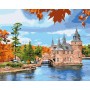 Картина по номерам - "Замок на озере" 40х50см (Ideyka)
