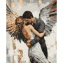 Картина по номерам - Объятия ангела с красками металлик 40х50 см. (Ideyka)