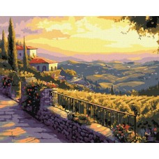 Картина по номерам – Итальянский вечер 40х50 см.
