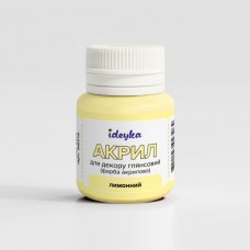 Акрил для декору - Лимонний