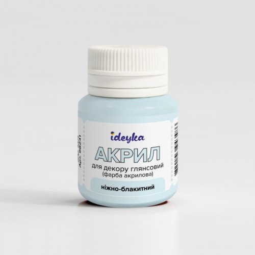Акрил для декору - Ніжно-блакитний (Ideyka)