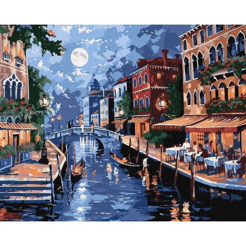 Картина за номерами - "Романтика Італії" ©art_selena_ua, 40х50см (Ideyka)